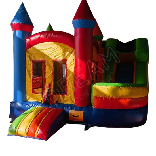 Commercial Grade PVC 16x13ft Inflatable Castle with Slide - Kids Bounce House