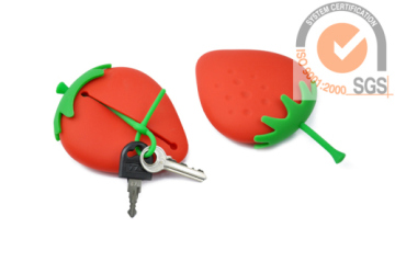 Fashion Silicone Key Case Strawberry Style 