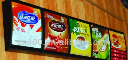 menu display light box , advertising light box , aluminum alloy light box