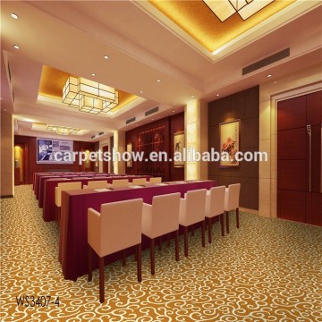 Customized hotel design broadloom carpet, 80wool 20nylon carpet