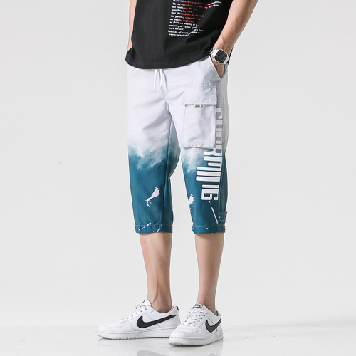 Fashion Men's baggy lace-up beach pants