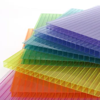 Multicolor Transparent Polycarbonate Hollow Sheet