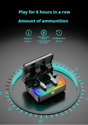 Wireless Stereo Earphones with Microphone - Hot Sale Gaming Headsets Earbuds