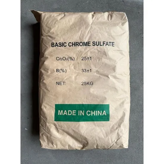 Chromium Sulfate Basic BCS 25% 33% Tanning Leather