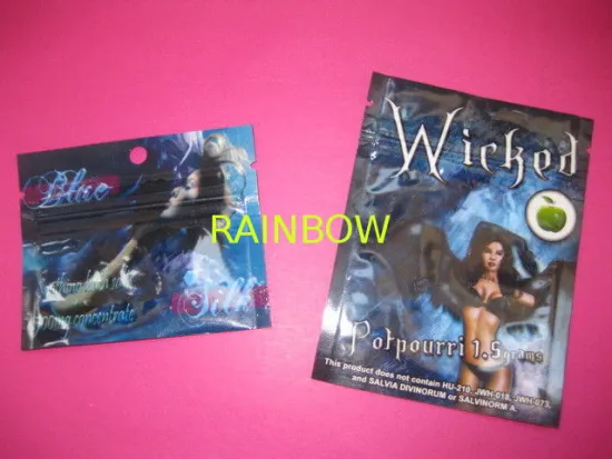 100 Micron Pet / Vmpet / Pe Herbal Incense Packaging For Herbal Incense