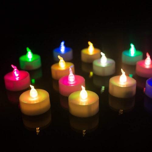 Flameless led candles tea light candle lights india