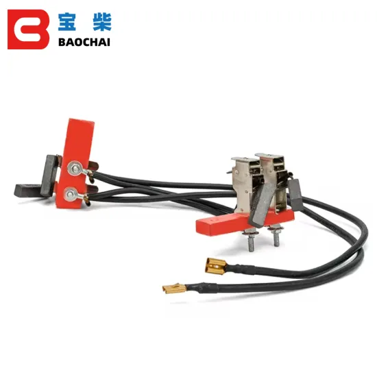 Diesel Generator Accessories: Belt Line Assembly & Carbon Brush Holder for 30KW, 50KW, 100KW