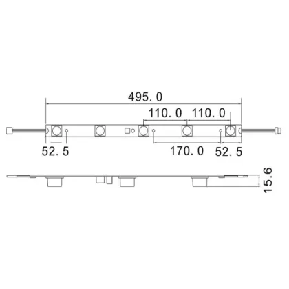 5-LED Osram LED Rigid Bar for Light Box