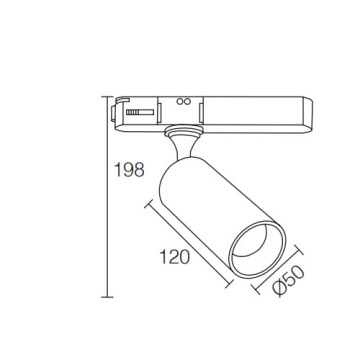 LEDER Nhôm Traic Dimming Đèn LED 10W