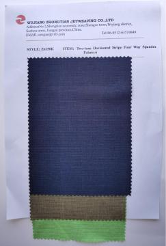 Two-tone Horizontal Stripe Four Way Spandex Fabric-6