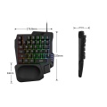 Small Keyboard for Mobile Gaming One-Handed RGB Backlit Keyboard For Xbox Factory