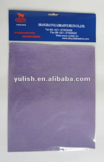 DIY abrasive-purple Aluminum oxide abrasive paper