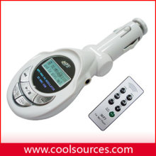 Car Transmitter for USB Flash Drive, MP3, CD/DVD, MD