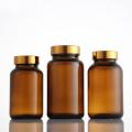 medicine/tablet/pill/capsule/health food amber glass bottle