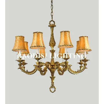 pendant lights in Amerian style , copper material in bronze