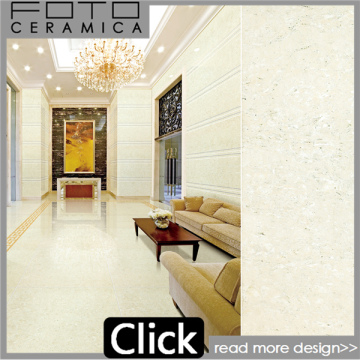 White Unglazed Travertino Polished Porcelain Floor Tile (YTD6001)
