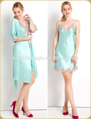 Beautiful Silk Chemise Elegant Silk Robes Luxurious Silk Sleepwear