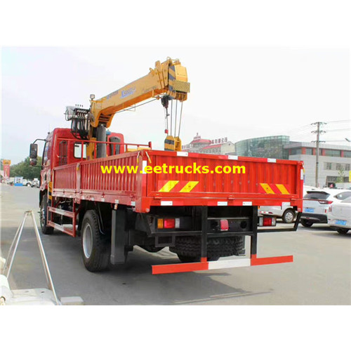 Cần cẩu bánh lốp DFAC 6ton Telescopic Boom