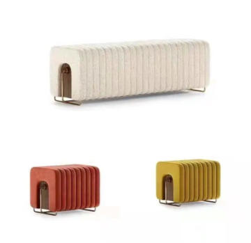 Modern L Shape Sofa Stool for Living Room and Bedroom