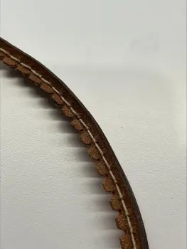 leather welt with 210D white stithes