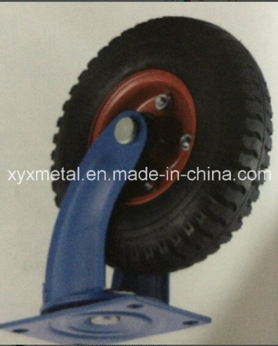 Heavy Duty Caster Wheel Iron Core Pneumatic Rubber Caster Pneumatic Rubber Caster