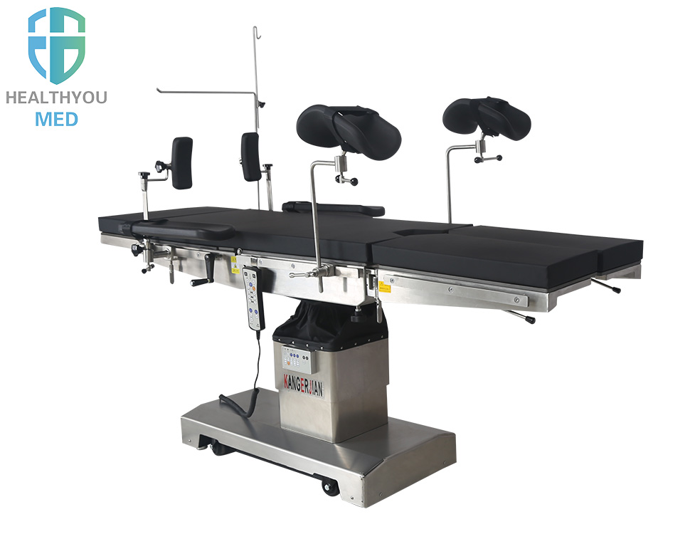 Hydraulic electric operation table