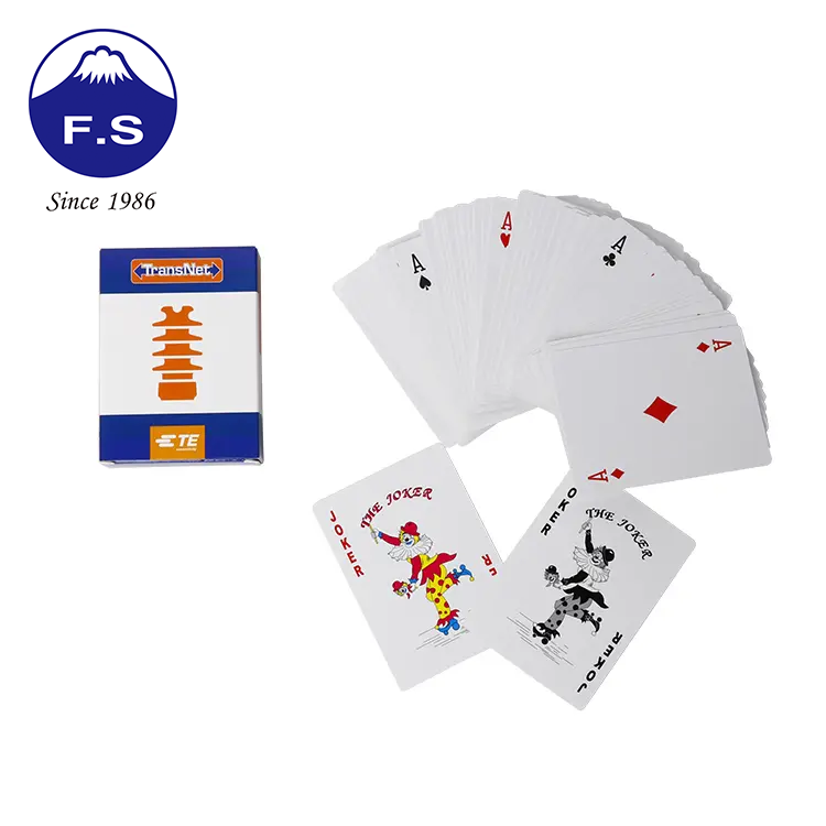 Customized Colourful Recreational Round Corner Playing Card