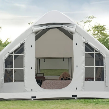 Weatherproof Inflatable Tent for 4-10 People – Large Camping Shelter