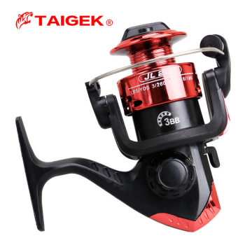 TAIGEK 150g 200 Series Plastic Economic Fishing Reel with Nylon Line