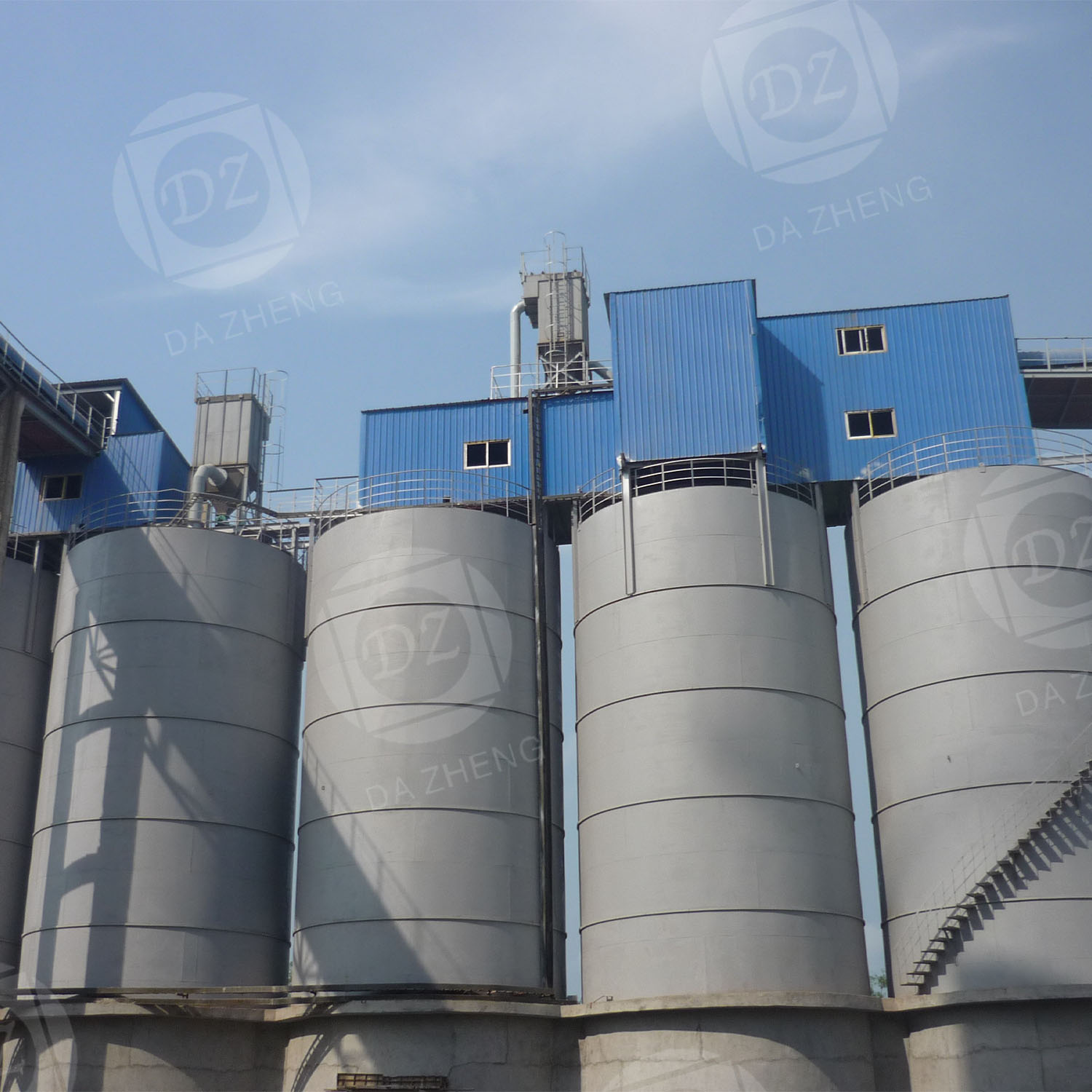 Grain drying storage spiral steel plate warehouse