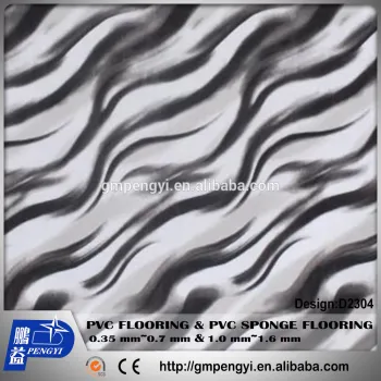 INDOOR USAGE AND DURABLE 0.6mm*79''*30Y MARBLE PVC FLOORING MAT