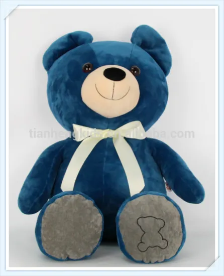 Handmade Plush Shadow Bear 100cm - Royal Blue
