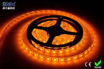 smd5050 Newest design flexible led strip lights IP65 waterproof yellow color stirp lights