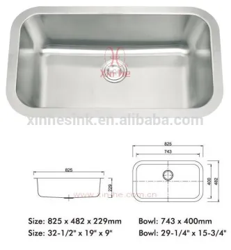 High Quality Stainless Steel Single Bowl Modern Kitchen Sink