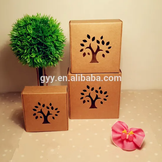 Recycled Soap Craft Paper Box, Soap Gift Set, Soap Packaging with Different Colors