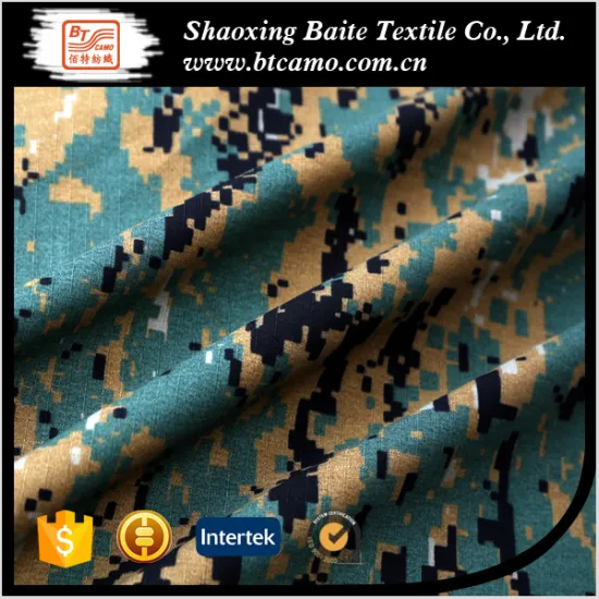 80 polyester 20 cotton fabric degital camouflage army military fabric