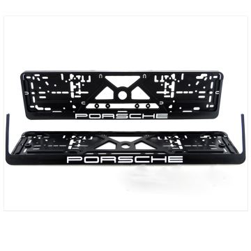 Detachable European Plastic Car License Plate Frame