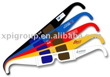 3D glasses/color code 3d glasses/Amber+Blue 3D glasses