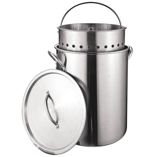 Large stainless steel turkey cooker pot