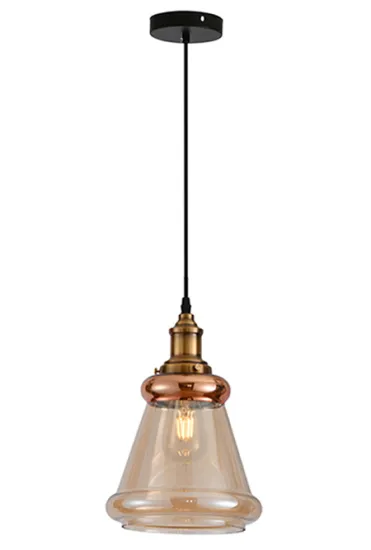 Modern amber Color Glass Lamp Shade Pendant Lamp
