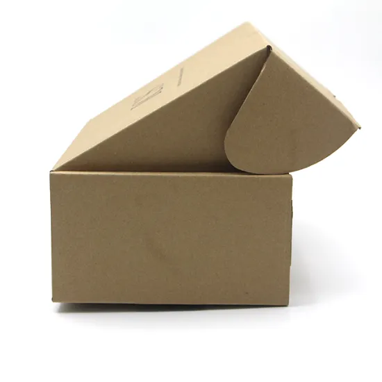 Kraft Paper Box in Brown Color customized