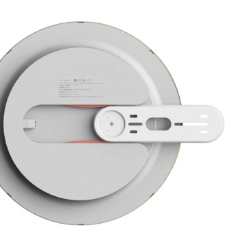 Smart Control Modern Home LED Ceiling Lamp 320x320x45mm - White Silver Shade - Remote & App Control - ROHS Compliant
