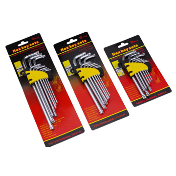 Chrome Steel 9-Piece Torx L Key Wrench Set T10-T50