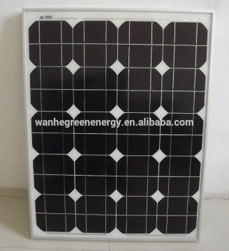 Panel de energía MONO 18V de celda solar de 50 vatios