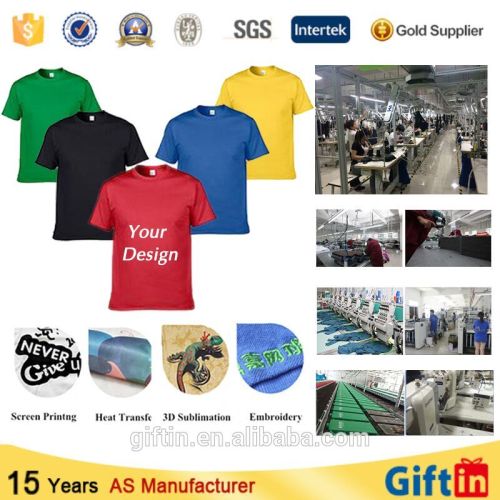 Cheap Cotton Tshirt, High Quality Custom Tshirt, Promotional Plain Tshirt