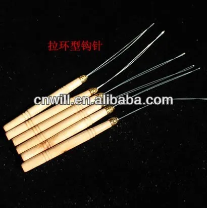 Micro Loop Wood Handle Hair Extension Tools
