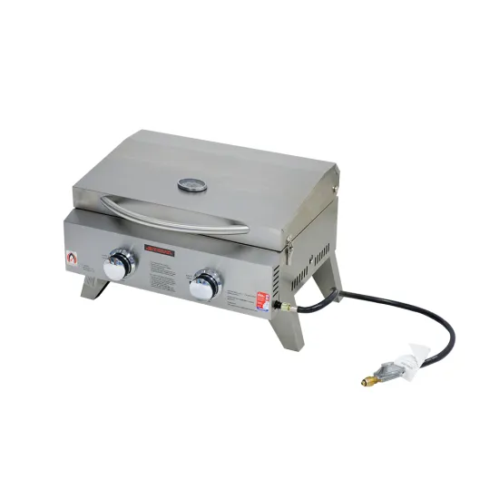 Hyxion stainless steel folding portable bbq grill