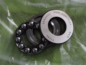 Single / Double Row Thrust Ball Bearing 51203 / 51203m Chrome Steel With Open Seals Type