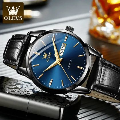 OLEVS 6898: Luxury Men's Quartz Watch - Luminous Men's Watches for Stylish Gentlemen