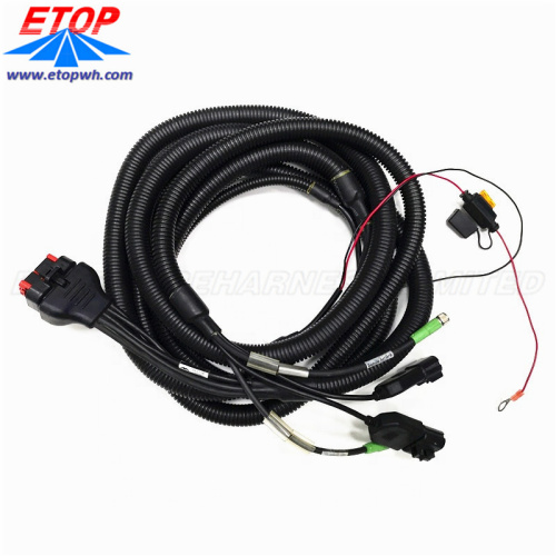 Arnés de cable automotriz con conector personalizado OEM / ODM